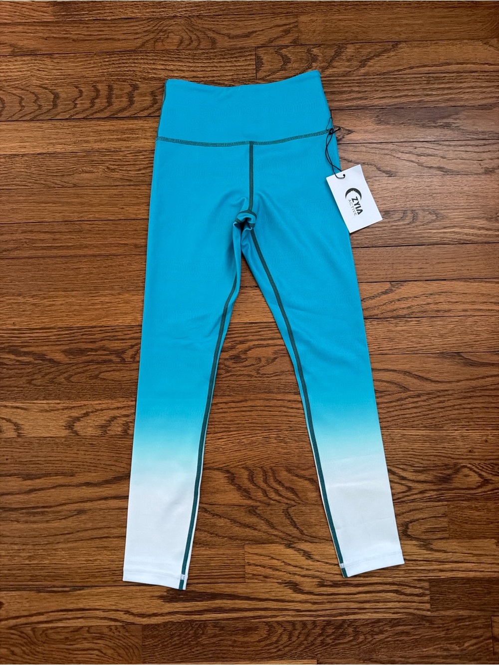 Zyia Teal Ombré Leggings